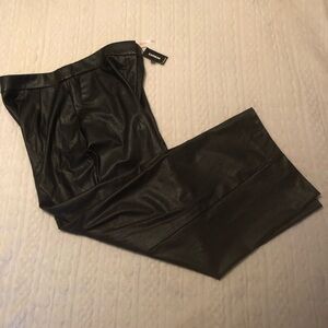 Express Faux Leather Black Pants